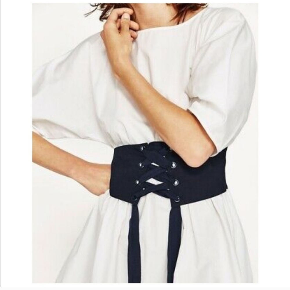 Zara CORSET Dress Most Wanted New Mint.
